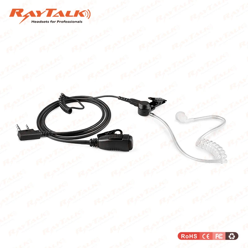 Acoustic Clear Tube Earpiece with Ptt Microphone for Dp2000/Dp2400
