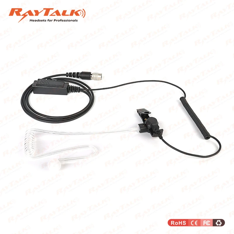 Acoustic Earpiece Earphone K Plug 2 Pin for Two Way Radio