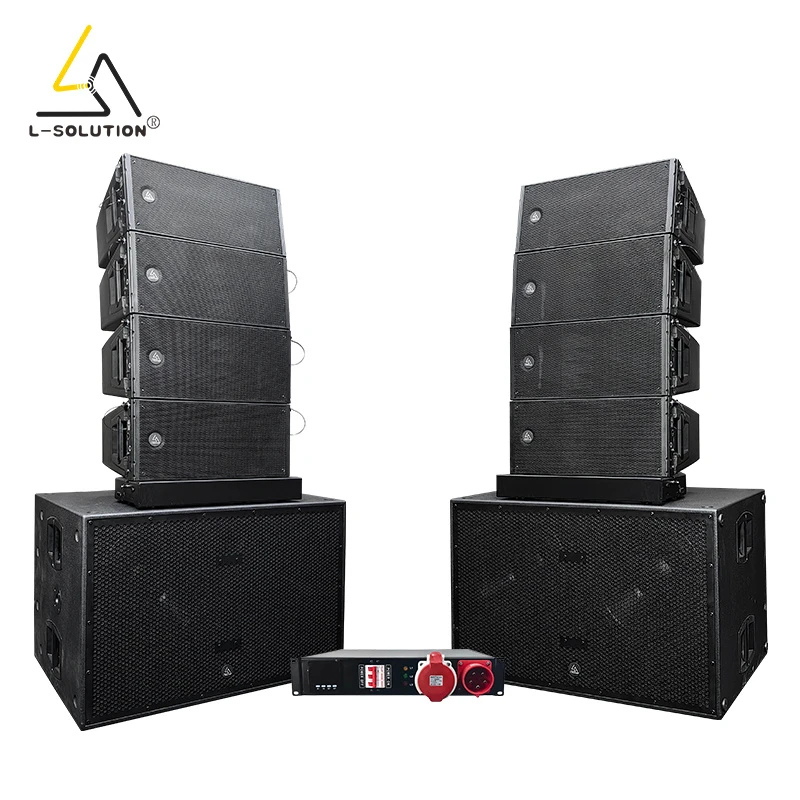 Active Dual 10 Inch Line Liarray Dual 18 Inch Subwoofer Sound Speaker
