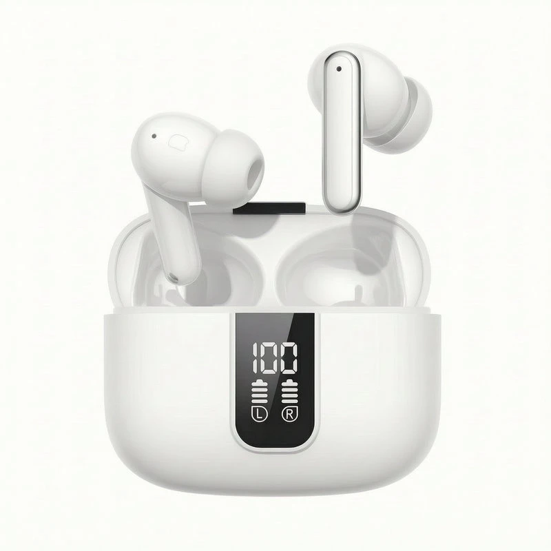 Active Noise Canceling Bluetooth Earbuds with Ipx4/Ipx5 Water Resistance