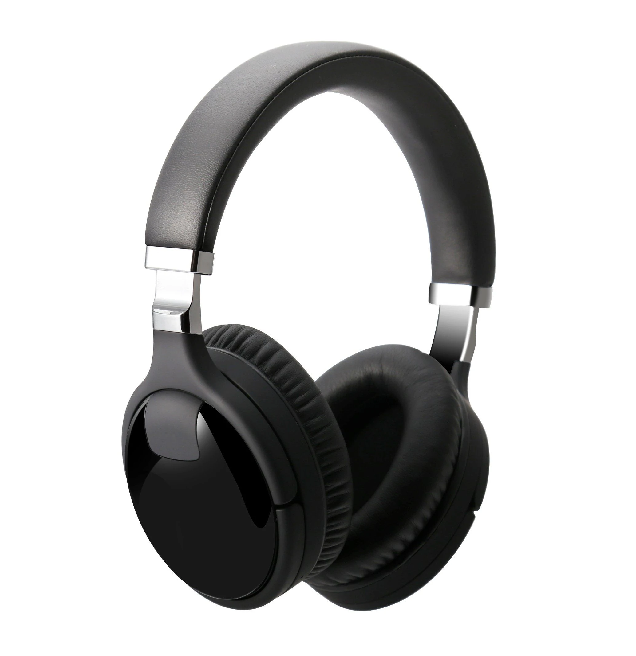 Active Noise Canceling on Ear Bluetooth Mobile Phone Earphone with Mic