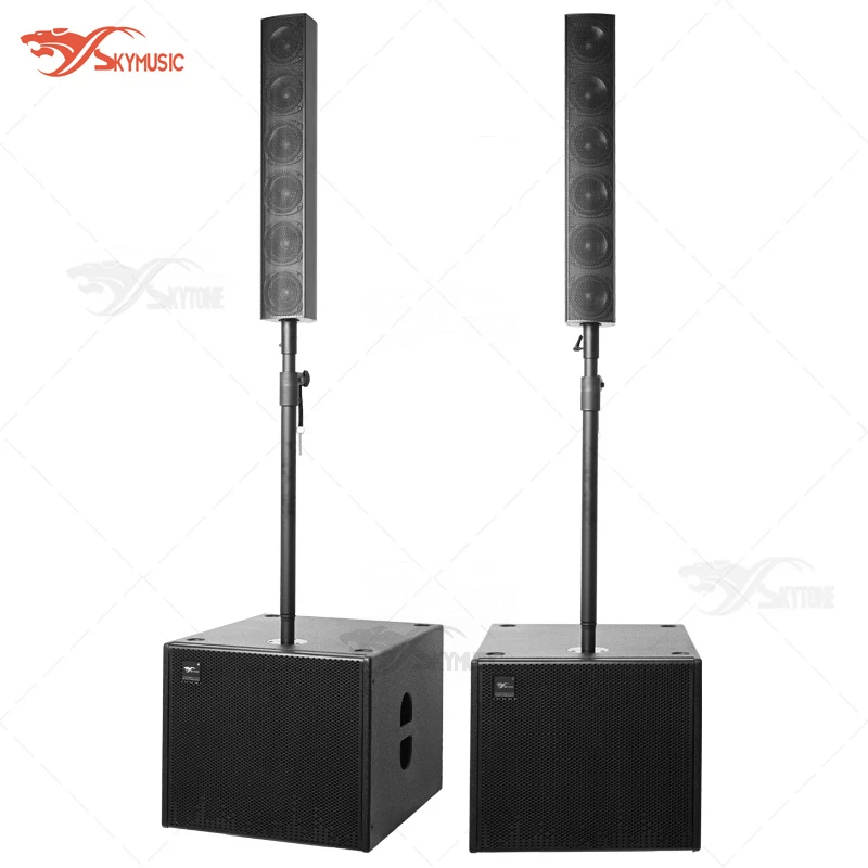 Active Powered Column PA Speaker System for Professional Audio
