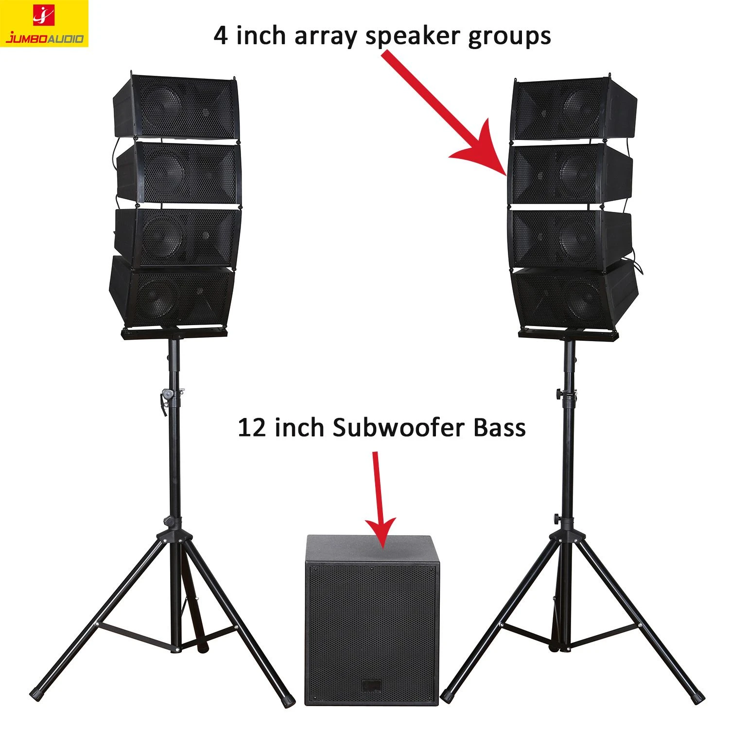 Active Speaker Line Array Outdoor Concert Stage Sound System