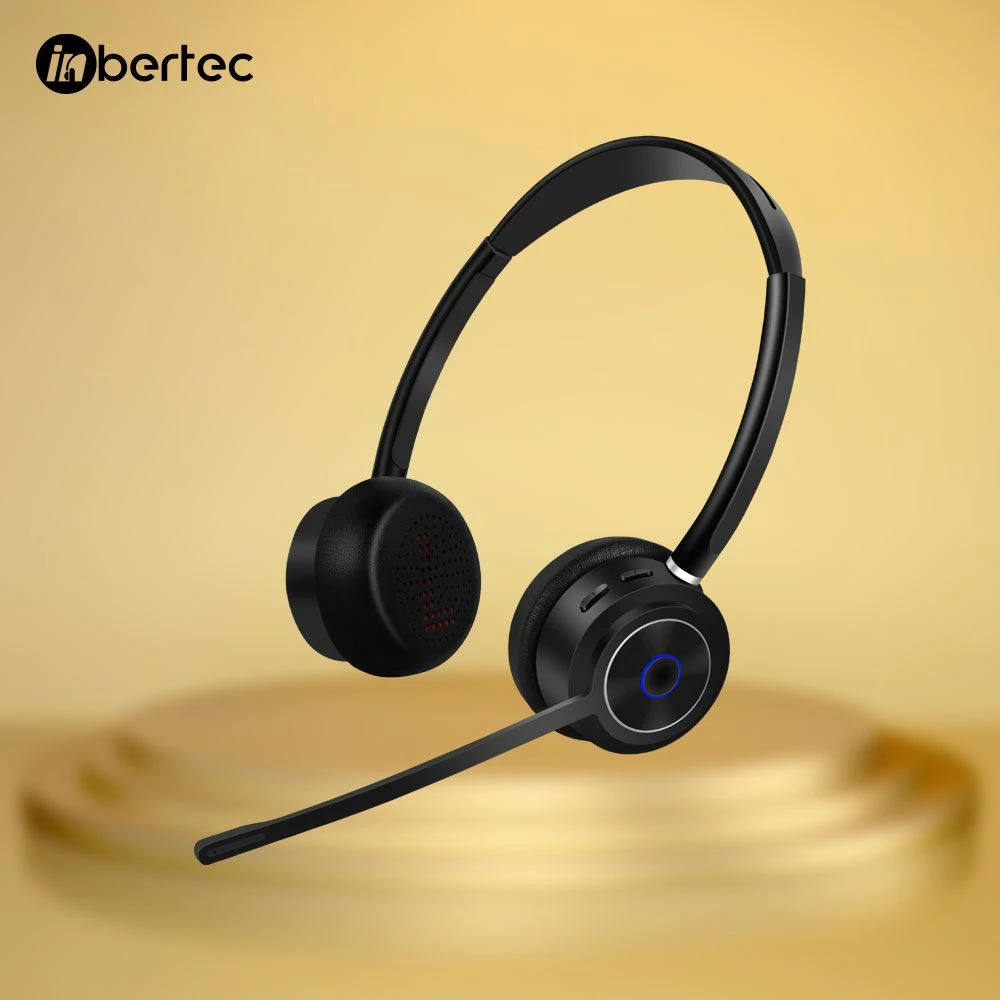 Advanced Call Center Headset with Noise-Canceling Microphone for Office Use