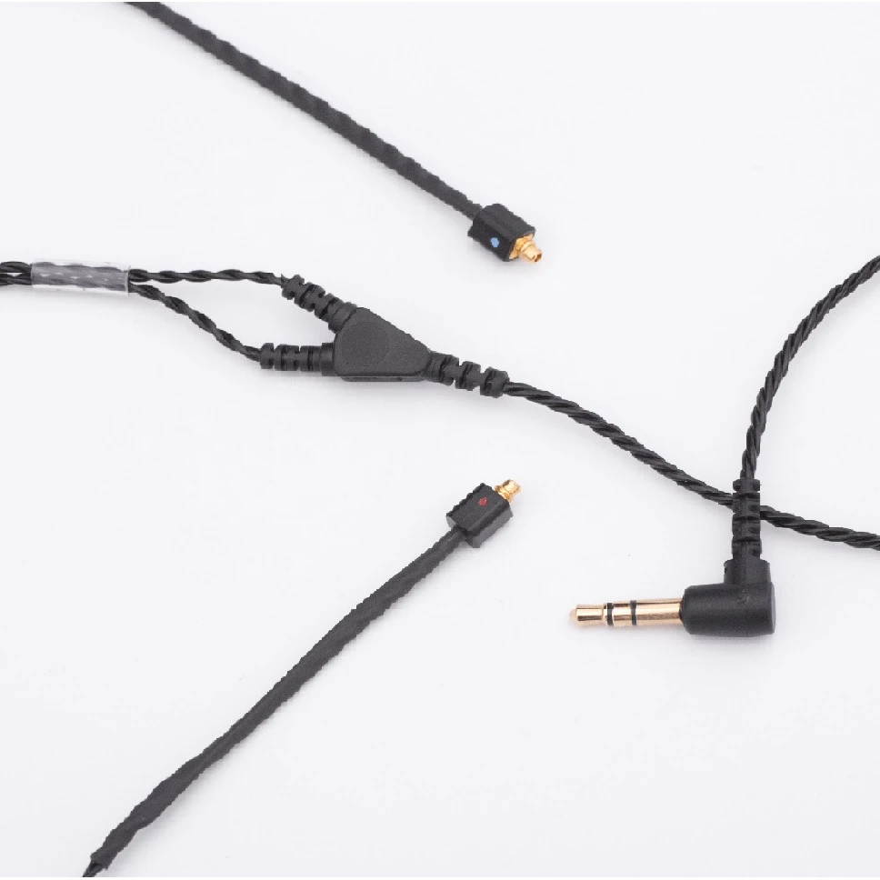 Advanced Ear Headphones Black Iem Cable with Long Wire