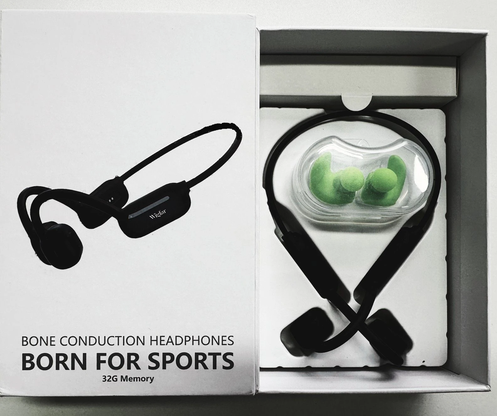 Advanced Ipx-8 Swimming Bone Conduction Headset Earphones with Enc Noise Canceling for Sports for Cycling Hiking