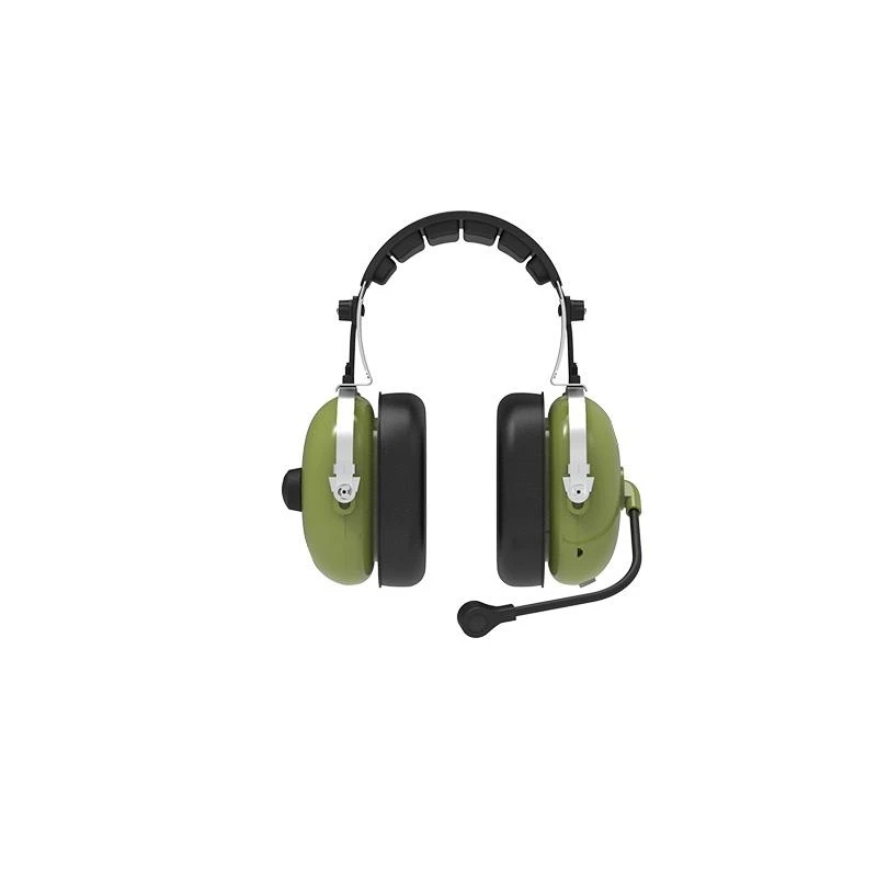 Advanced Noise Canceling AG-6 Headset with 25dB Nrr for High-Noise Aviation Environments
