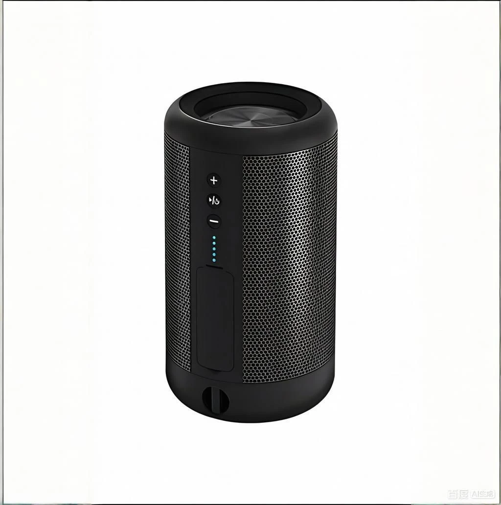 Adventure-Ready Mini Speaker: Portable Outdoor Waterproof Bluetooth Audio with 5W Powerful Output and Colorful RGB Atmosphere Light
