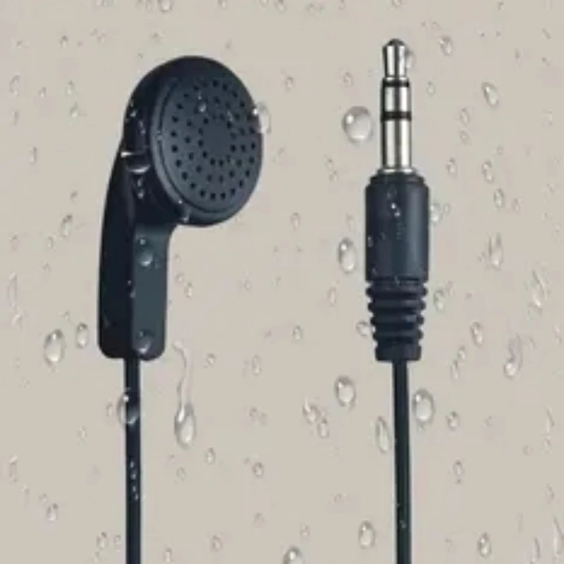 Affordable Disposable Wired Mono Earphones for Travelers and Tour Guides