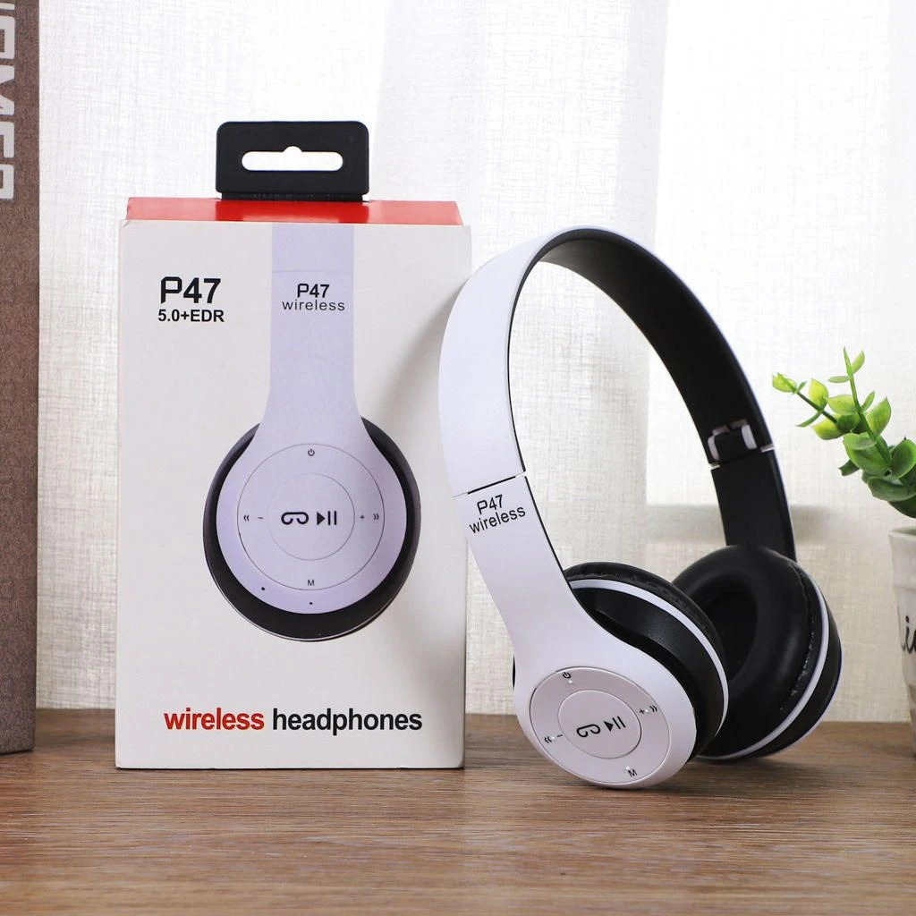Affordable Lightweight Headphones with Over-Ear Comfort and Style P47