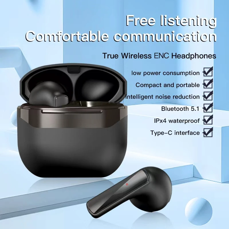 Air1 Wireless Earphone Tws in Ear Headphone HiFi Stereo Waterproof Touch Control Gaming Headsets