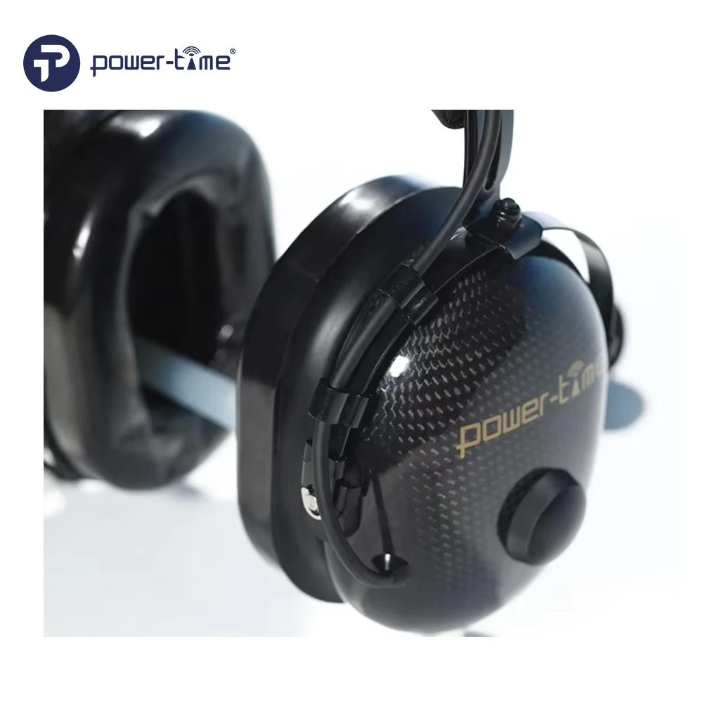 Airport Ground Noise Canceling Boom Microphone Headset