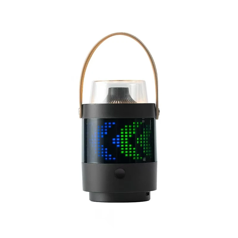 Alarm Clock Radio Wireless Speaker with Pixel Sound, APP with Custom Patterns, 8 Languages
