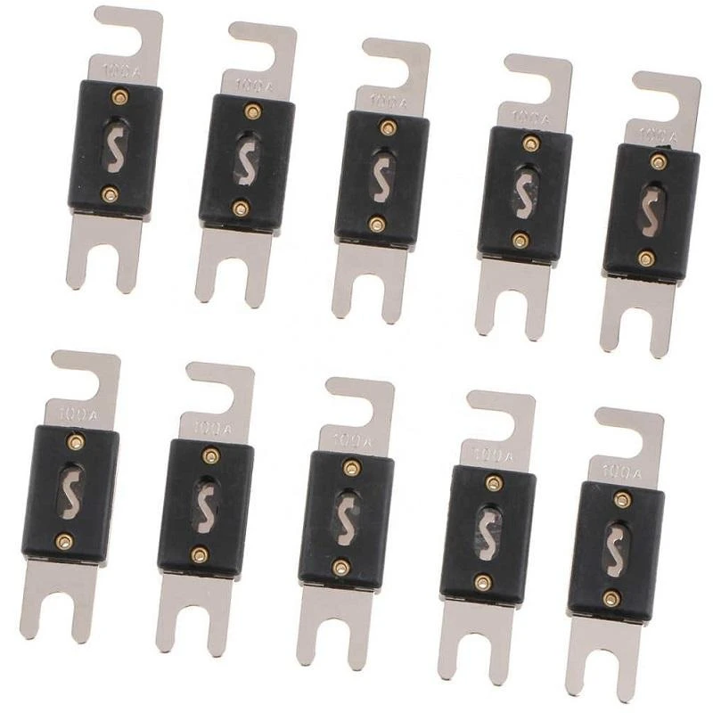 Aluminum Nickel Plated Car Audio Mini Blade Fuse