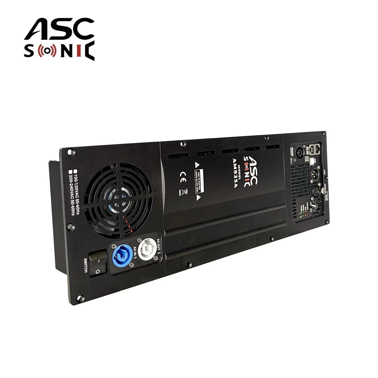 Am825A 2 Channels Class D 800W+250W Sereo DSP Plate Amplifier Module