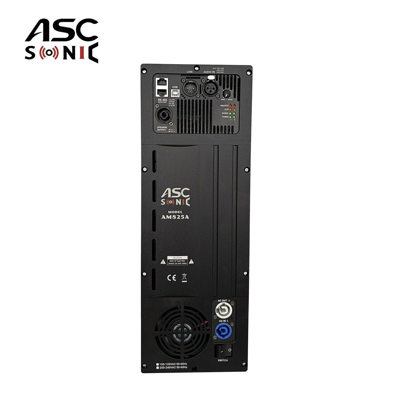 Am825A 800W+250W 2CH Class D Active Plate Amplifier Module for Line Array Speaker