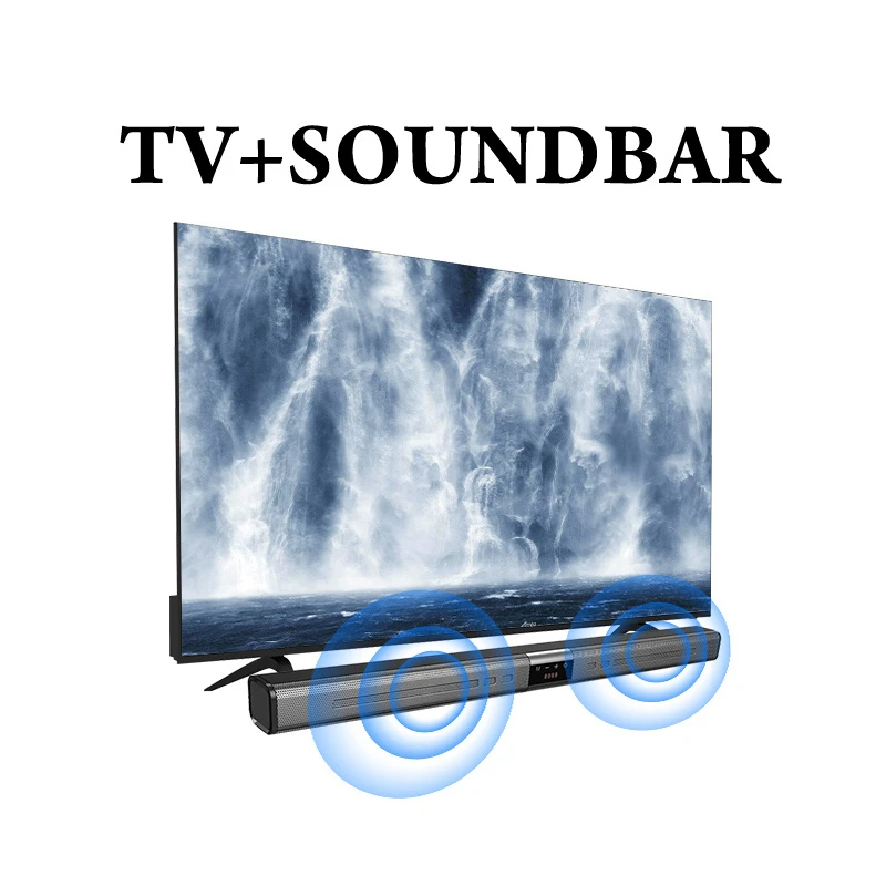 Amaz TV Sound Bar 2.1CH Soundbar with 4inch Subwoofer 40W Soundbar with Subwoofer Wireless