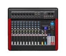 Analog 18-Channel Power Mixing Console with Headphones and Local Monitor Outputs for Professional Sound Application