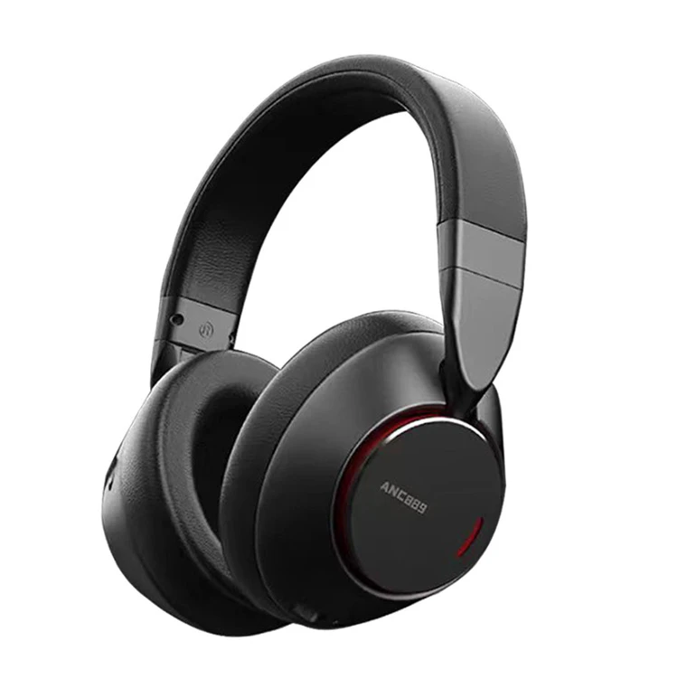 Anc Wireless Headsets Bluetooth Active Noise Reduction Headphones Game Sport Earphones Foldable Earbuds
