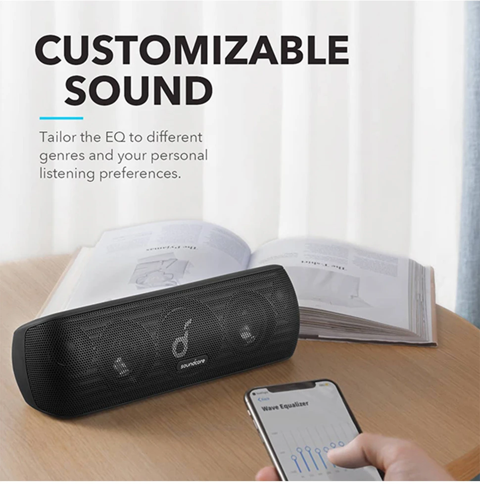 Anker Soundcore Motion+ Bluetooth Speaker High Resolution 30W Audio Speaker