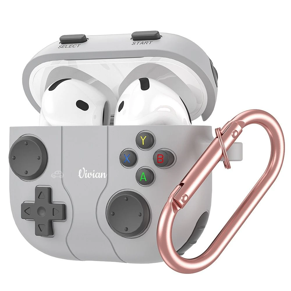 Anti-Fingerprint Earbuds Cover Gamepad Design Support Charging Without Removal