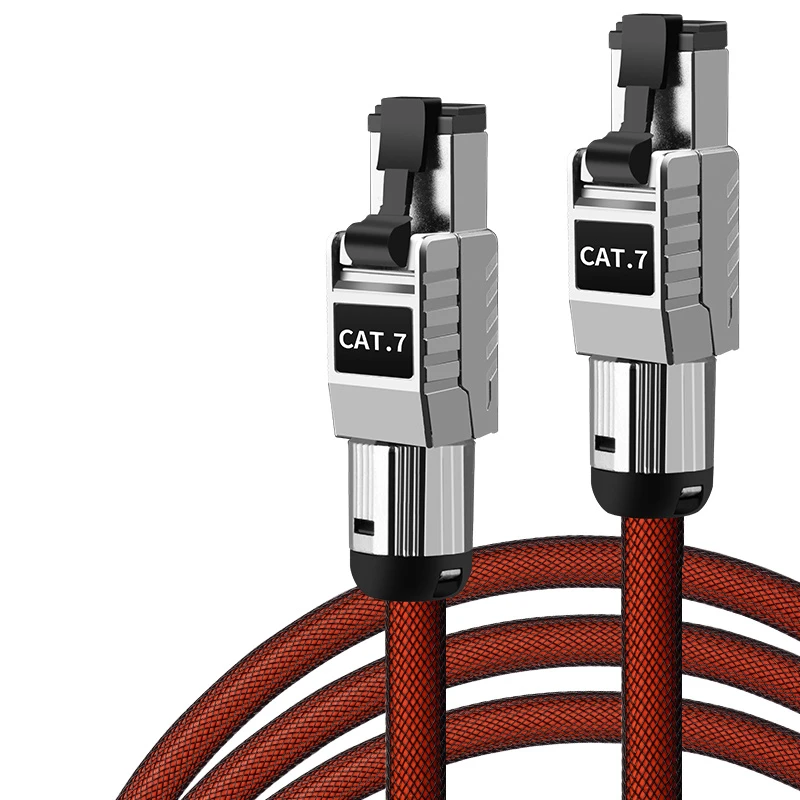 Anti-Interference CAT.7 Cable with Bilayer Screen for Stable Transmission in Internet Cafes