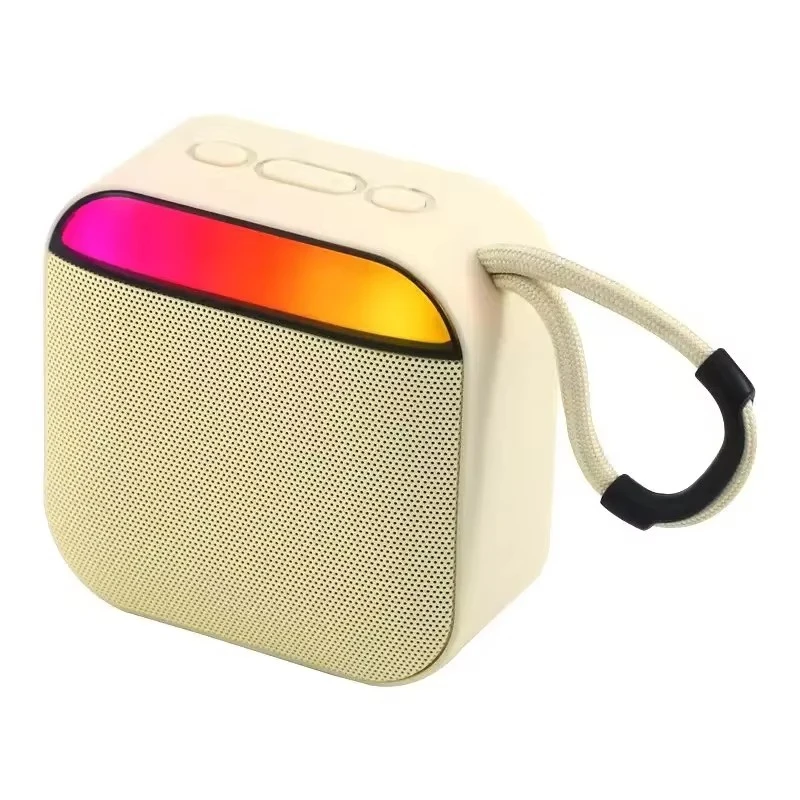 Anxun Bluetooth Speaker Wireless Colorful Lamp Fabric USB TF Aux Subwoofer Outdoor Portable Mini Speaker