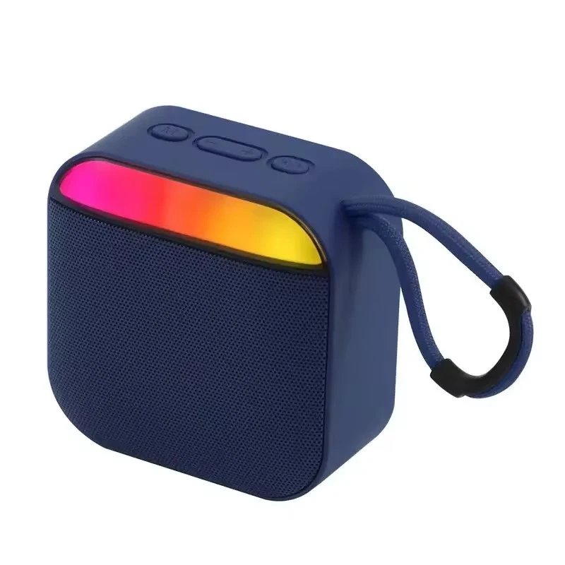 Anxun Custom Logo TF Card Slot Music Sound 5W Powered RGB Wireless Mini Portable Bluetooths Speakers