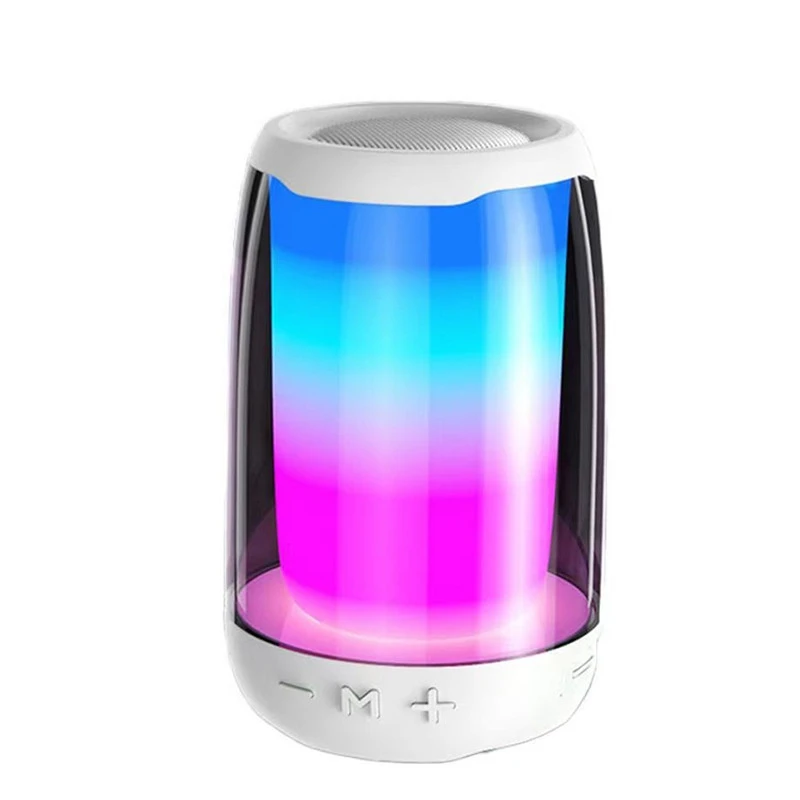 Anxun Latest USA Warehouse Wireless RGB LED Bulb Light 4 Pulse 5 Speaker Portable Subwoofer Bass Waterproof Outdoor Wireless Communication Bluetooth Speaker