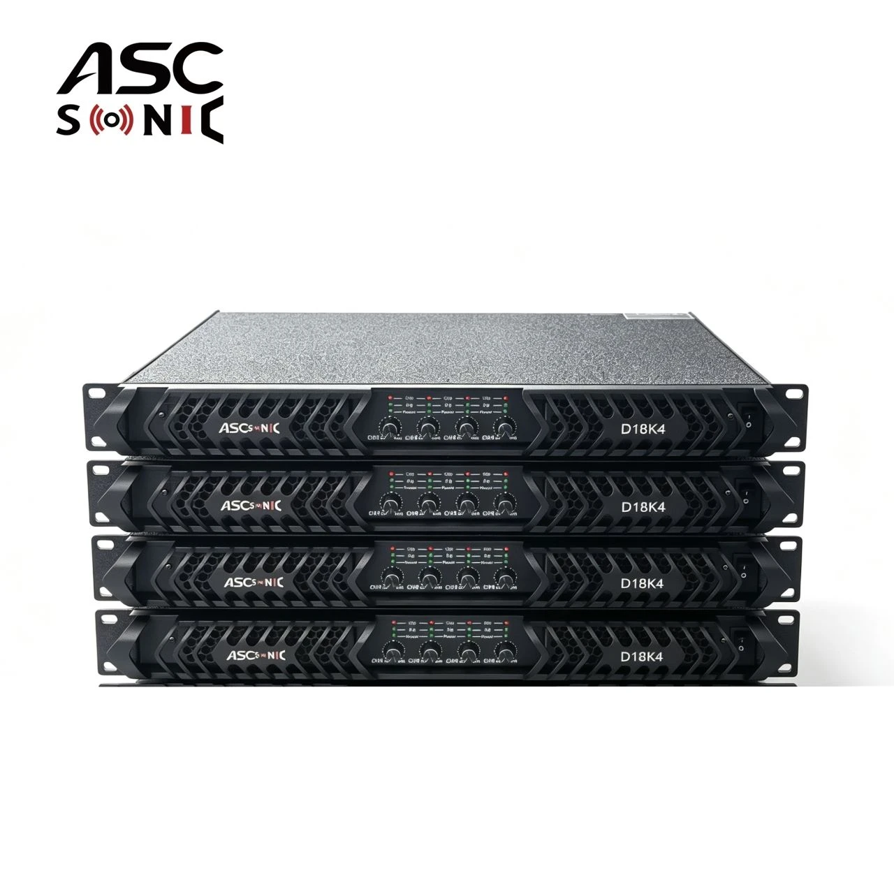 Ascsonic 90V-260V D18K4 4CH Digital Audio Power Amplifier Hot-Selling Amplifier