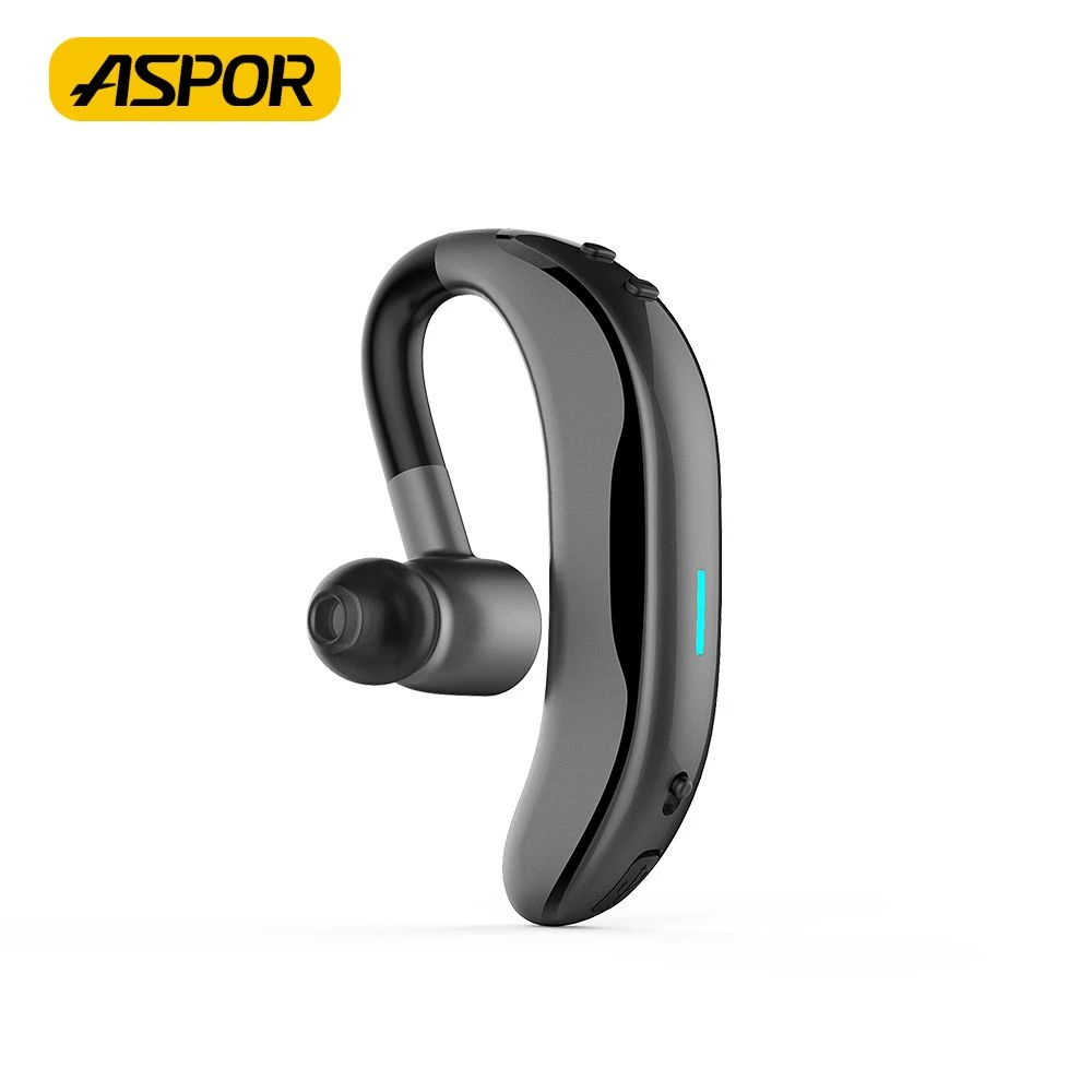 Aspor A602 Earhook Bt Headphones Earphone Noise Canceling Earbuds True Wireless