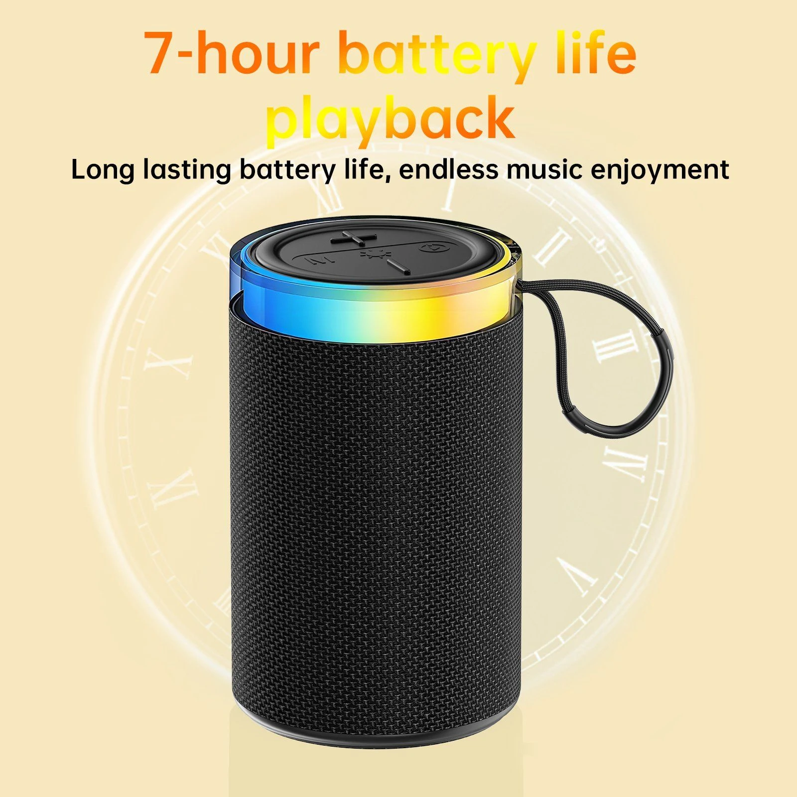 Aspor A681 Outdoor Wireless Bluetooth Stereo Speaker Tws Smart Rbg Lighting Waterproof