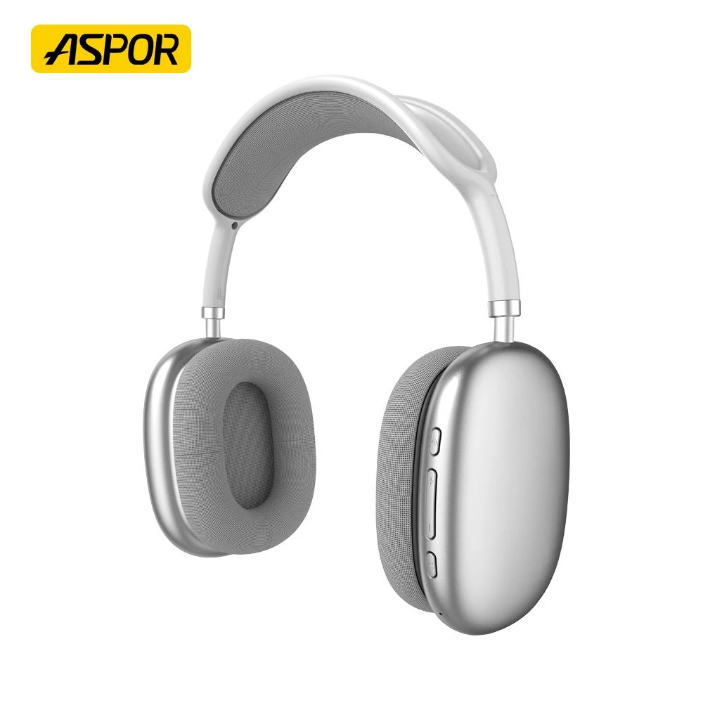 Aspor Fashionable Foldable 5.1 Bt Headset Over Ear Bluetooth Headphones Wireless Bt Headset Wireless Stereo Headset