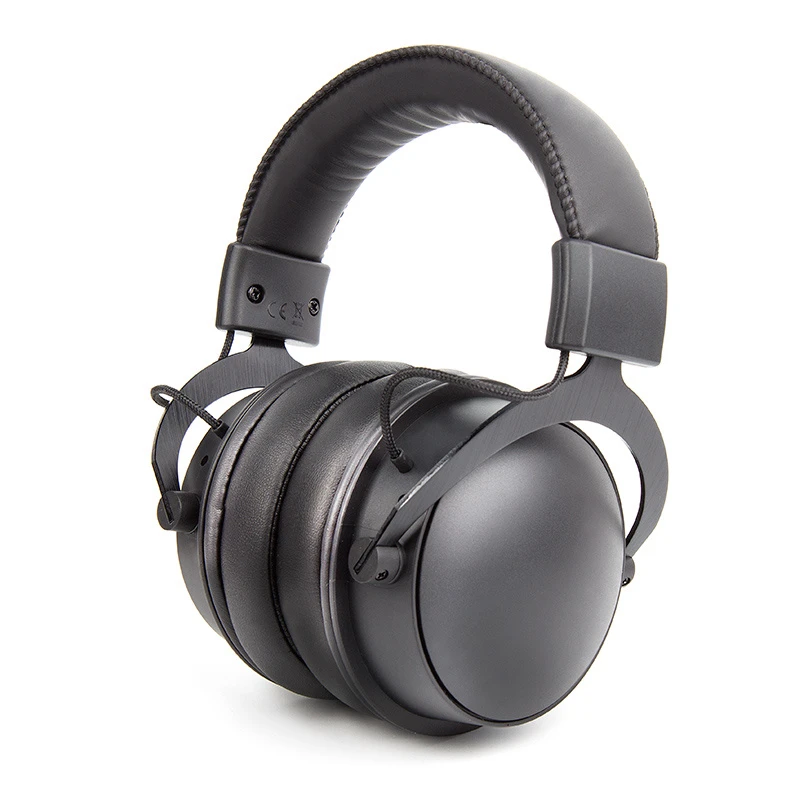 Audfine in Stock Dh1772 with Detachable Cable Wired Over-Ear Studio Monitoring Headphone for Broadcast
