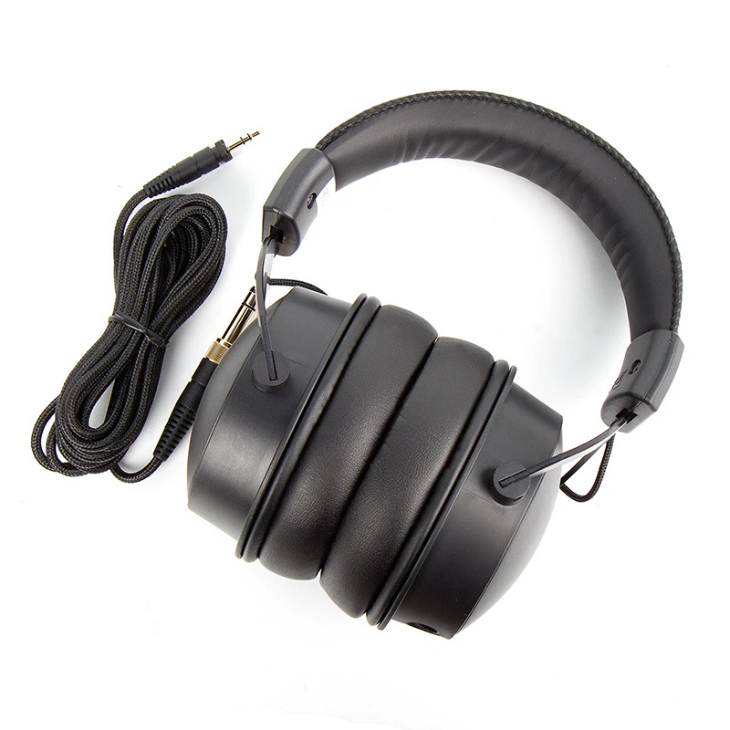 Audfine in Stock Dh1772 with Detachable Cable Wired Over-Ear Studio Monitoring Headphone for Post-Production