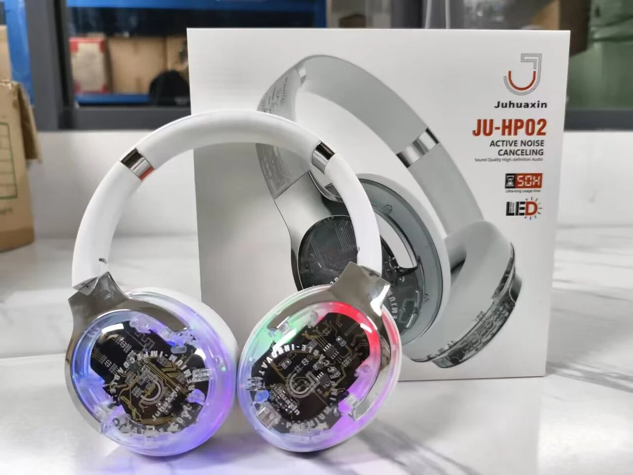 Audifono OEM Gaming Auriculares Surround Stereo China Earphones Bulkbuy Computer Bluetooth Wireless Headphones Over-Ear Headset with Anc Enc LED RGB Lights