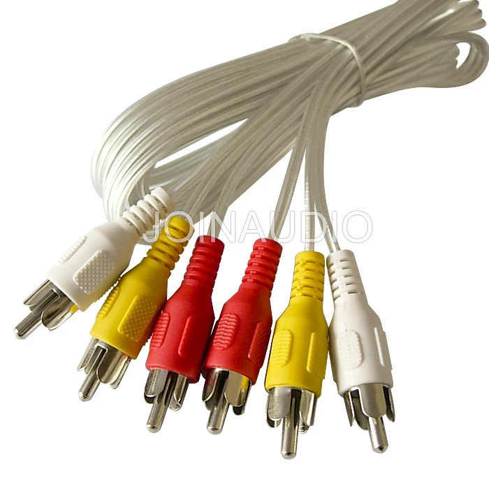Audio Cable RCA Cable 3RCA to 3RCA Cable (3R-3R AL-WH)