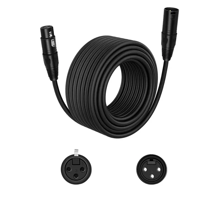 Audio Mic Cable Connector Male to Female Microphone XLR Cable