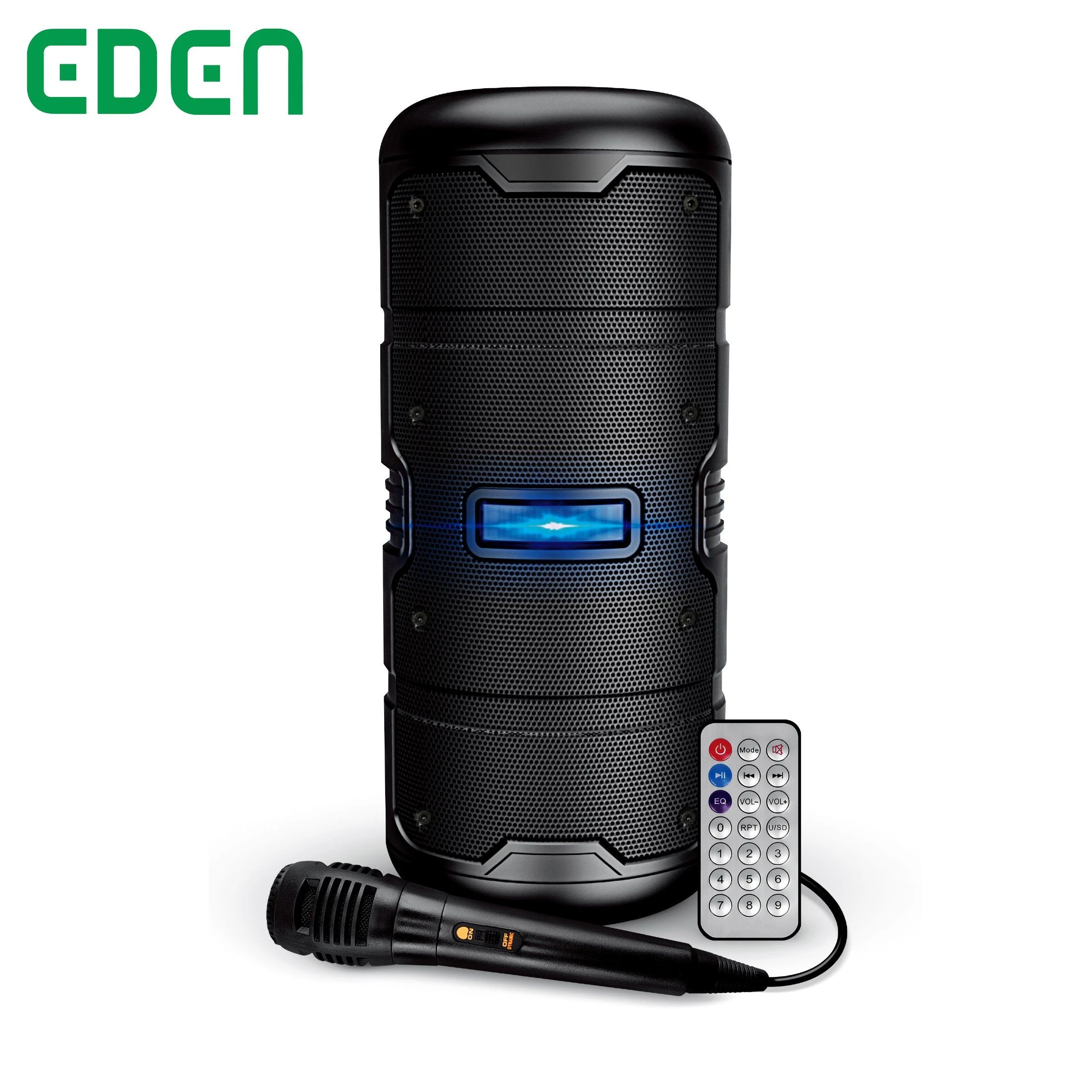 Audio PA Bluetooth Outdoor Rechargeable Wireless Stereo Portable FM USB TF Card with LED Light Speaker Box ED-501