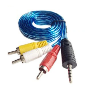 Audio Video Cable 3RCA to 3.5 Stereo for DVD Player