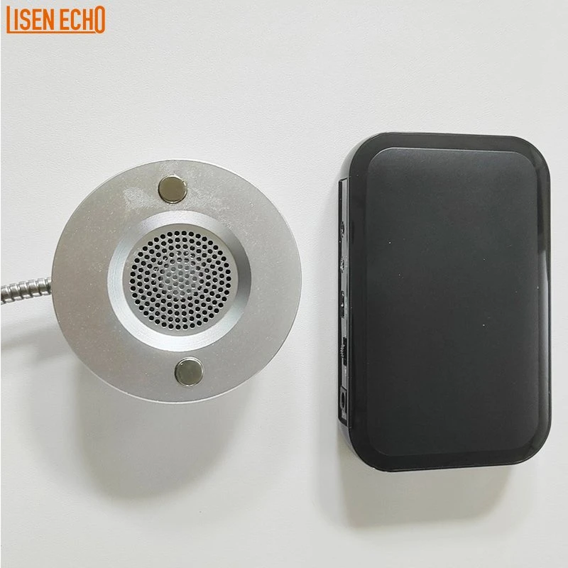 Auto Play Single Cup Cable Headphones & Magnetic Hanger for Museums