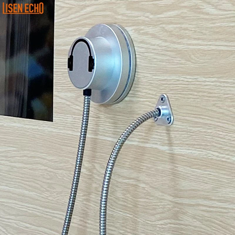 Autoplay Single Cup Armour Cable Headphones & Magnetic Hanger for Museums
