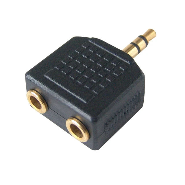 Aviation Headphone Conversion Plug 3.5mm Airplane Airline Earphone Headphone Stereo Audio Converter Travel Jack Plug Adapter