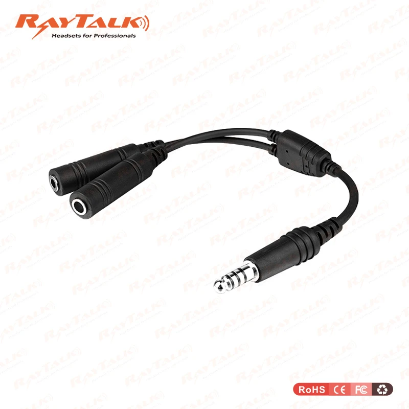 Aviation Headset Adapter for Ga to Helicopter