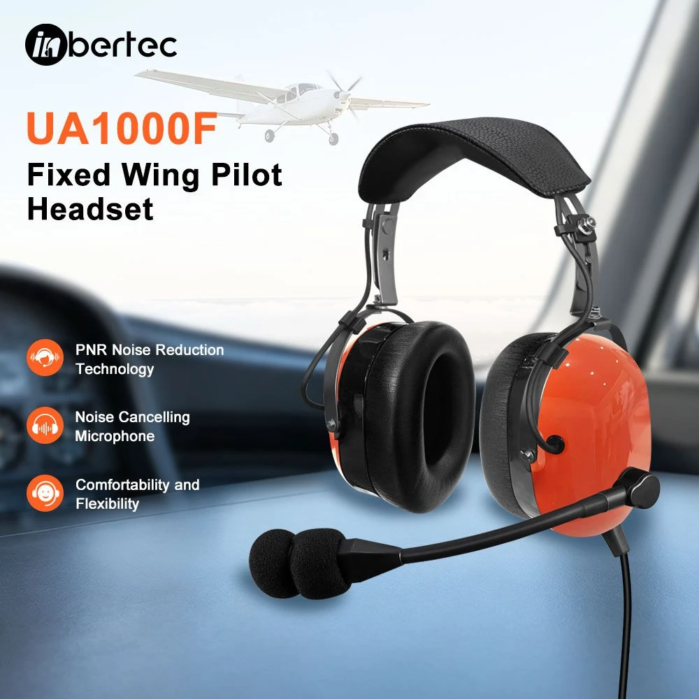 Aviation Headset Fixed Wing Pilot Headset with All-Day Comfort and Clear Audio