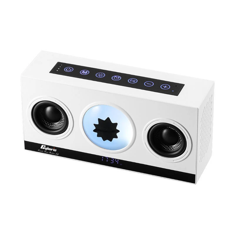 B1 Magnetic Fluid Bluetooth Speaker 24W Subwoofer Speakers Wireless 360° Panorama Alarm Clock Boombox Tws Audio Player