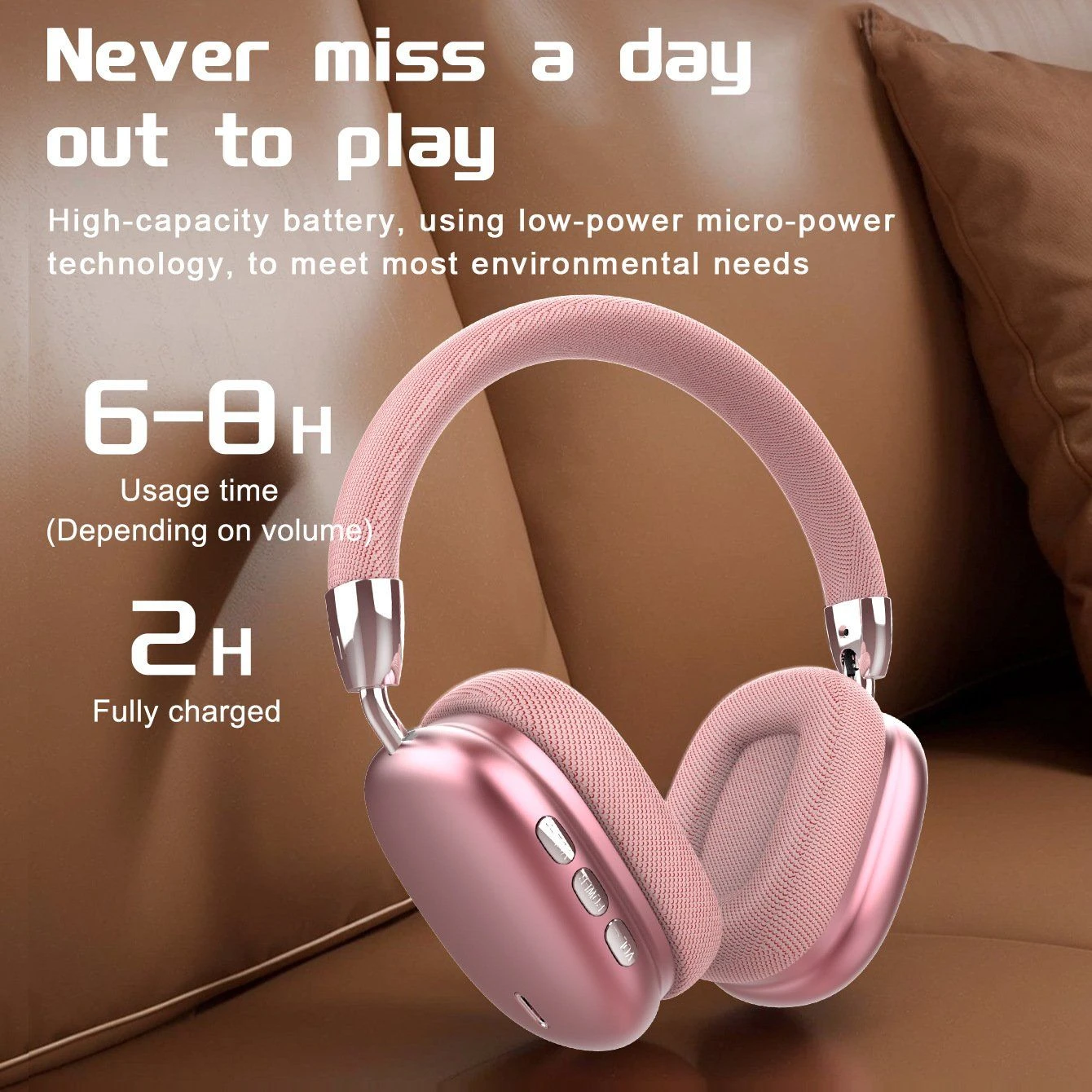 B36 Wireless Microphone Cordless Over-Ear Gaming Bluetooth Stereo Headphone Headset