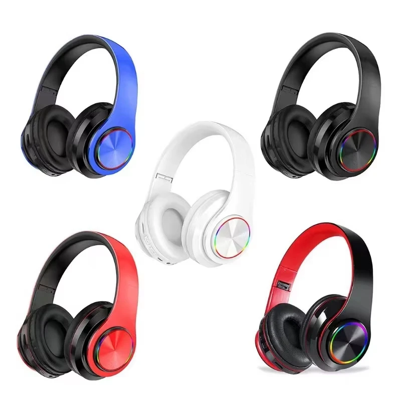 B39 Low Cost Wireless for Gaming Headset Active Noise Cancellation RGB Lighting Translator Touch Screen Long Battery Life