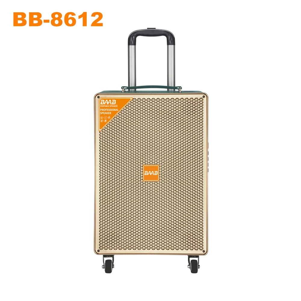 Baab-8612 Single 12 Inch High Power Outdoor Bluetooth Trolley Speaker Guangzhou Factory
