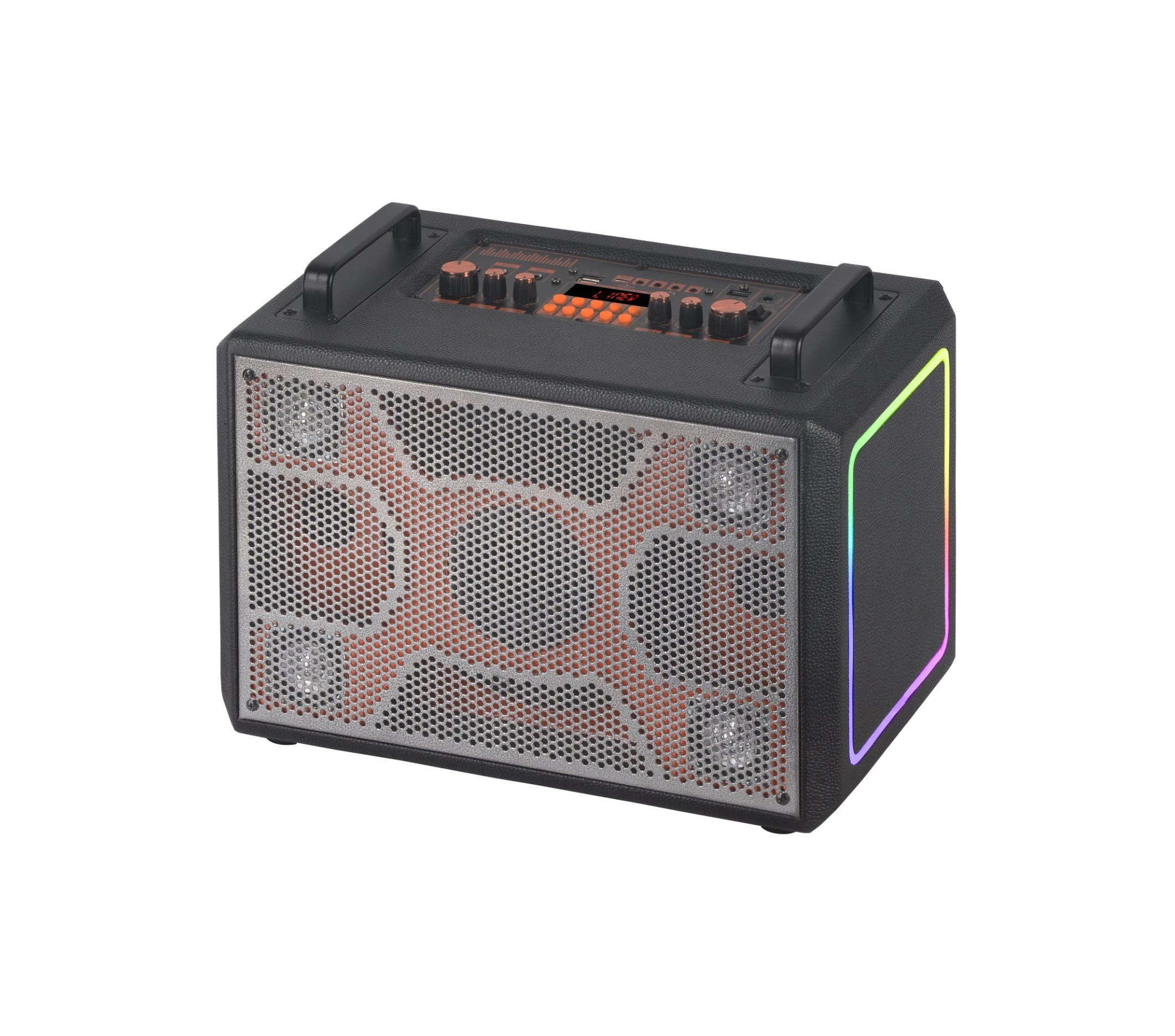 Baab High-End Dual 8inch Party Box Bluetooth Wooden Speaker